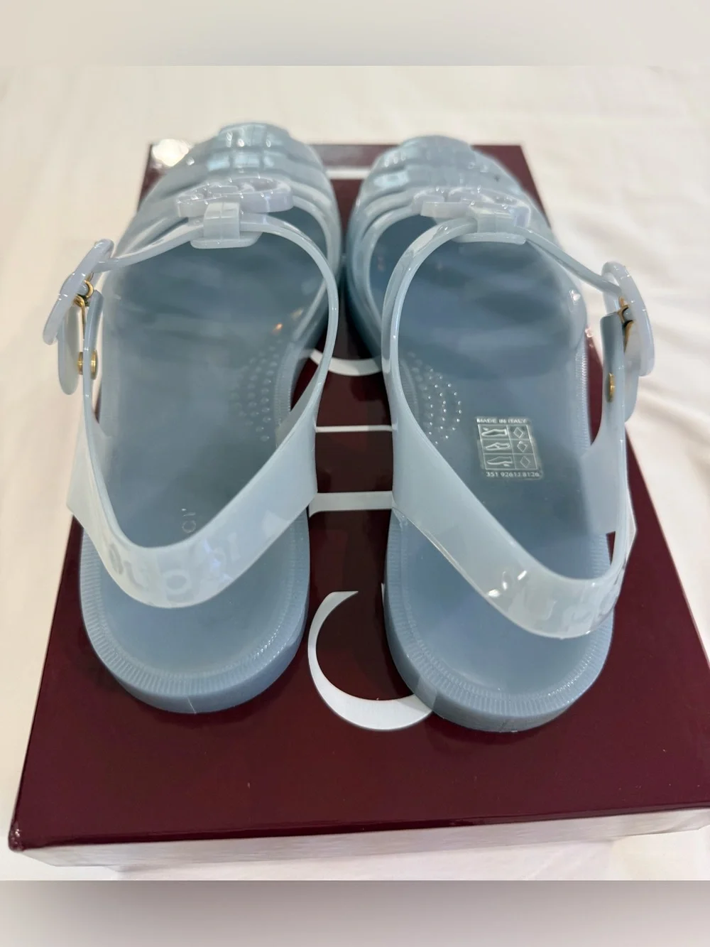 Gucci Rubber Sandal Double G
